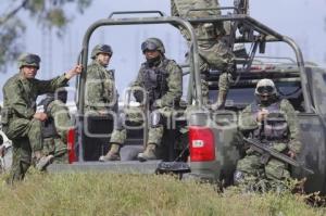 PRESENCIA DEL EJÉRCITO POR VISITA PRESIDENCIAL