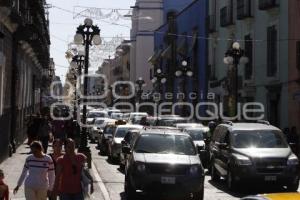 TRÁFICO EN EL CENTRO HISTÓRICO