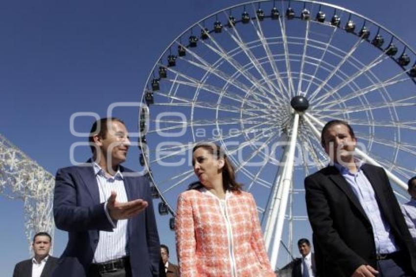 MORENO VALLE Y RUIS MASSIEU VISITARON LA ESTRELLA DE PUEBLA