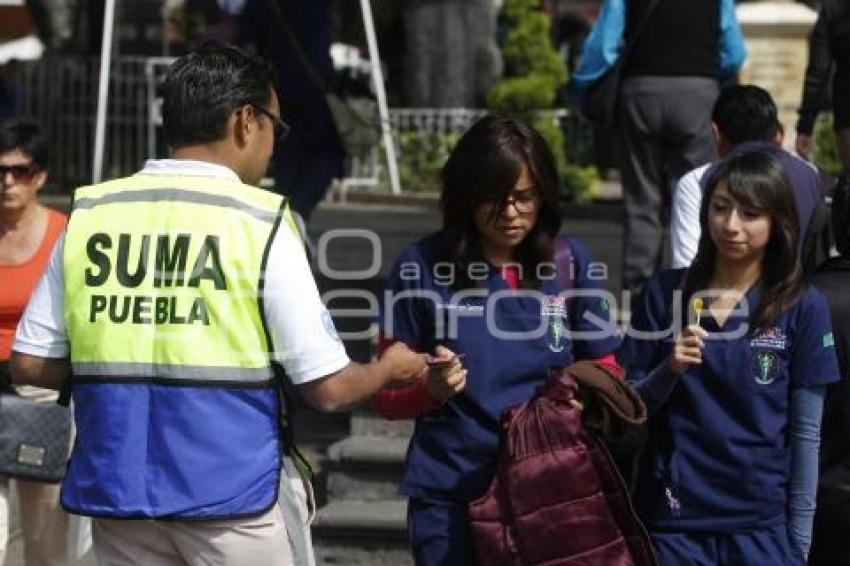 CAMPAÑA CONTRA ACCIDENTES VIALES . SUMA