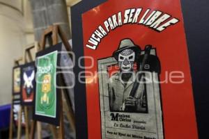 MUESTRA DE CARTELES DE LUCHA LIBRE