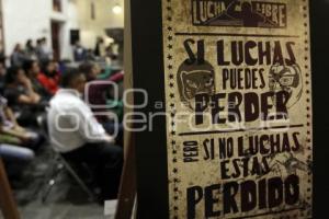 MUESTRA DE CARTELES DE LUCHA LIBRE