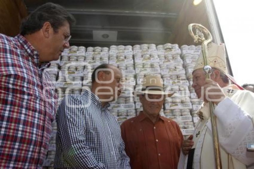 DONATIVO ALIMENTOS SEDESOL ARQUIDIOCESIS