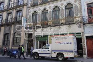 SUICIDIO EN HOTEL DEL CENTRO HISTÓRICO