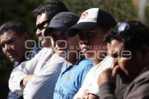 MANIFESTACIÓN POLICÍAS SAN ANDRÉS CHOLULA