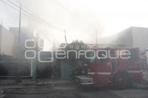 INCENDIO EN CASA HABITACIÓN