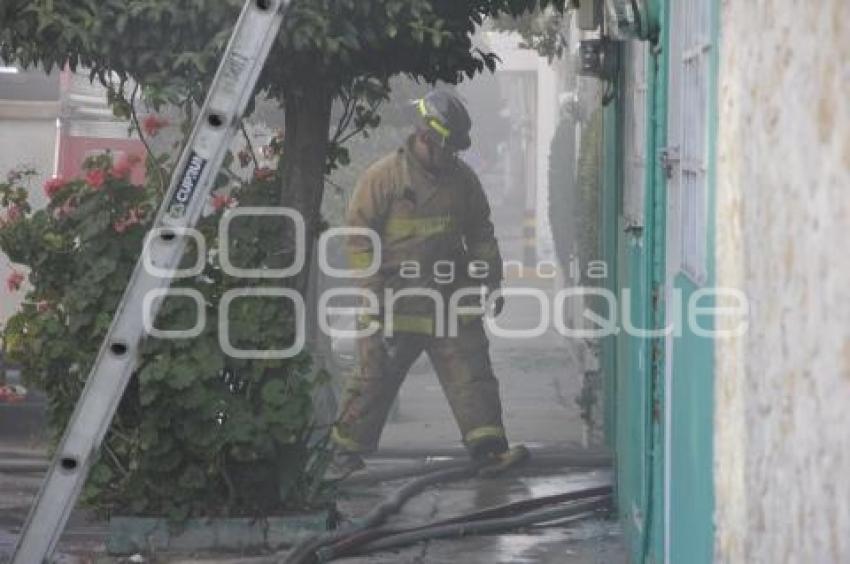 INCENDIO EN CASA HABITACIÓN