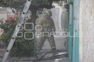 INCENDIO EN CASA HABITACIÓN