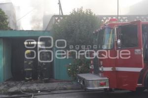 INCENDIO EN CASA HABITACIÓN