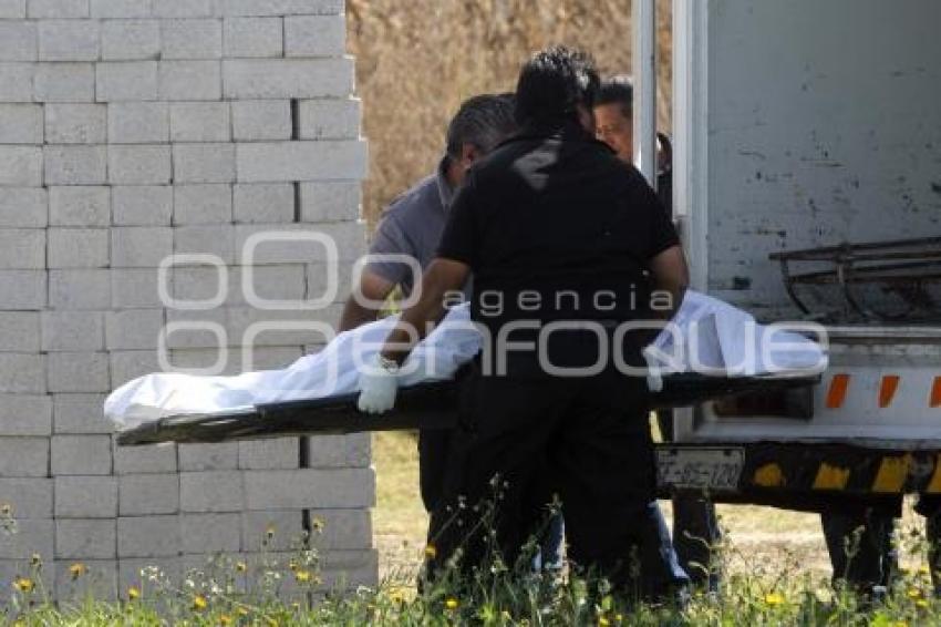 ENCUENTRAN CADÁVER EN TERRENOS DE SAN ANDRES CHOLULA