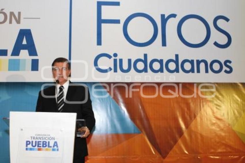 FORO CIUDADANO DESARROLLO URBANO SUSTENTABLE PRESIDENTE ELECTO ANTONIO GALI