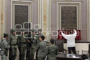 ENSAYA EJÉRCITO EN EL CONGRESO