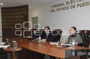 SESIÓN TRIBUNAL ELECTORAL EN NUEVAS INSTALACIONES