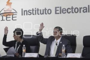 SESIÓN ESPECIAL IEE . CONSTANCIA FELIPE ÁNGELES