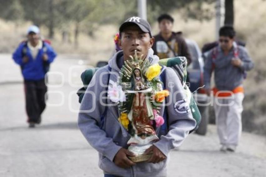 PEREGRINOS A LA BASILICA DE GUADALUPE POR PASO DE CORTES