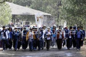 PEREGRINOS A LA BASILICA DE GUADALUPE POR PASO DE CORTES