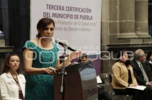 PUEBLA RECIBE CERTIFICACIÓN COMO PROMOTOR DE SALUD