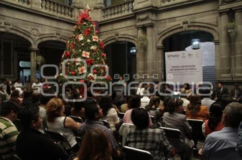 PUEBLA RECIBE CERTIFICACIÓN COMO PROMOTOR DE SALUD