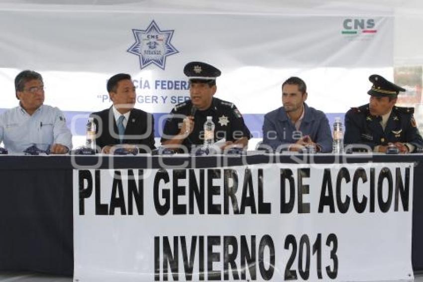 PLAN GENERAL DE ACCIÓN INVIERNO 2013 POLICIA FEDERAL