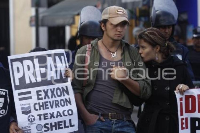 MANIFESTACIÓN CONTRA LA REFORMA ENERGÉTICA