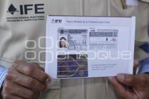 NUEVA CREDENCIAL PARA VOTAR . IFE