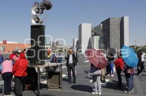 MANIFESTACIÓN ANTORCHA CAMPESINA INSTALACIONES CIS