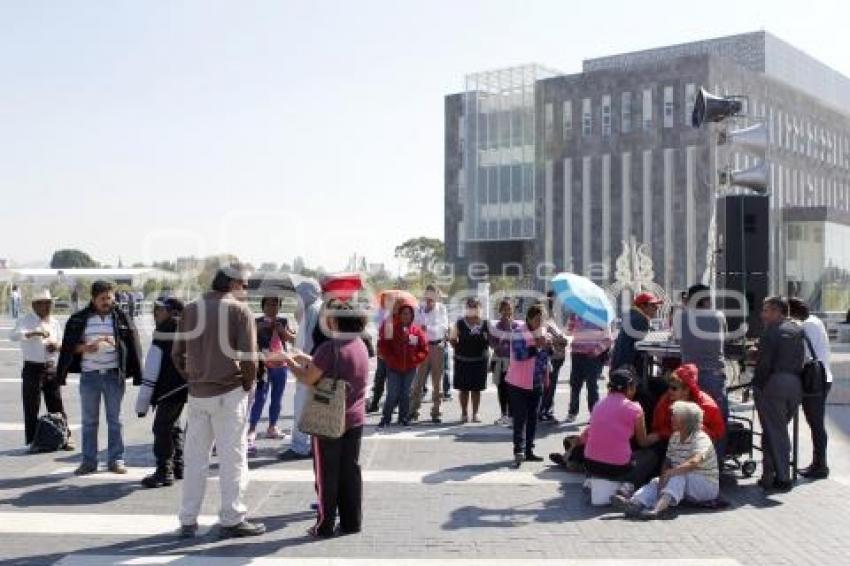 MANIFESTACIÓN ANTORCHA CAMPESINA INSTALACIONES CIS
