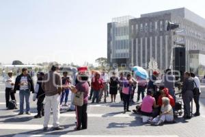 MANIFESTACIÓN ANTORCHA CAMPESINA INSTALACIONES CIS