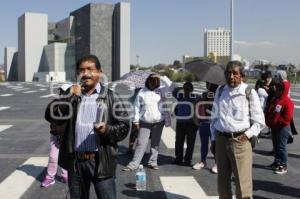 MANIFESTACIÓN ANTORCHA CAMPESINA INSTALACIONES CIS