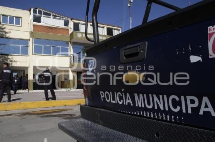 PARO DE LABORES POLICÍA CORONANGO