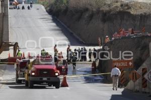 FUGA DE GAS EN AUTOPISTA