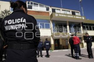 PARO DE LABORES POLICÍA CORONANGO