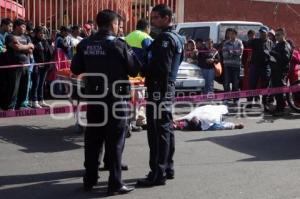 MUERE ATROPELLADO . CENTRAL DE ABASTOS