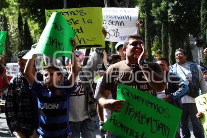 MANIFESTACIÓN VENDEDORES AMBULANTES