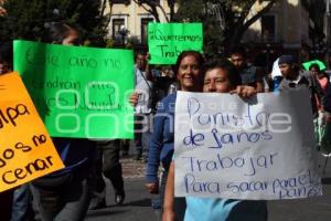 MANIFESTACIÓN VENDEDORES AMBULANTES