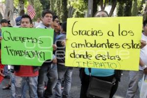 MANIFESTACIÓN VENDEDORES AMBULANTES