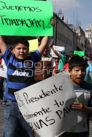 MANIFESTACIÓN VENDEDORES AMBULANTES