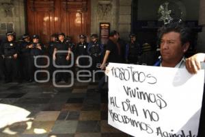 MANIFESTACIÓN VENDEDORES AMBULANTES