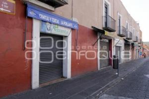 COMERCIOS CERRADOS