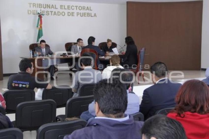 SESIÓN TRIBUNAL ELECTORAL