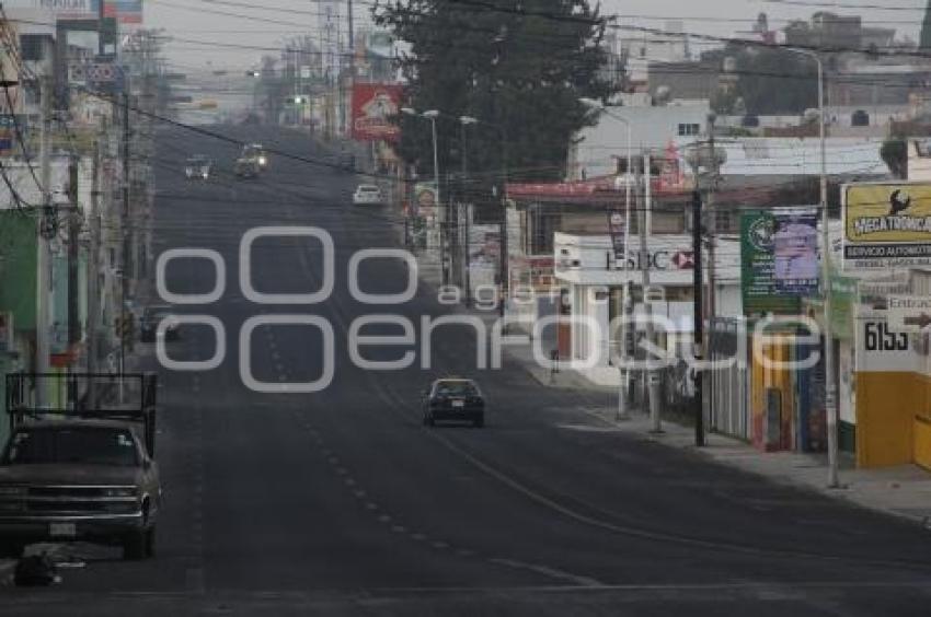 PRIMER DÍA DEL AÑO . CALLES DE LA CIUDAD