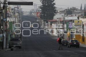 PRIMER DÍA DEL AÑO . CALLES DE LA CIUDAD