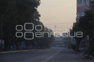 PRIMER DÍA DEL AÑO . CALLES DE LA CIUDAD