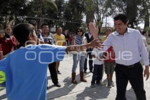 RIVERA INAUGURÓ PAVIMENTACIÓN CON CONCRETO HIDRÁULICO