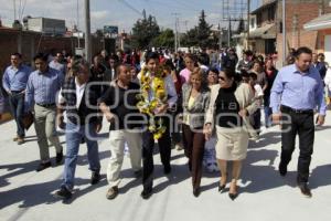 RIVERA INAUGURÓ PAVIMENTACIÓN CON CONCRETO HIDRÁULICO