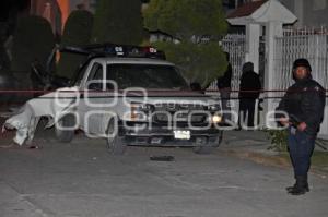 MUERE POLICÍA AUXILIAR EN TEXMELUCAN