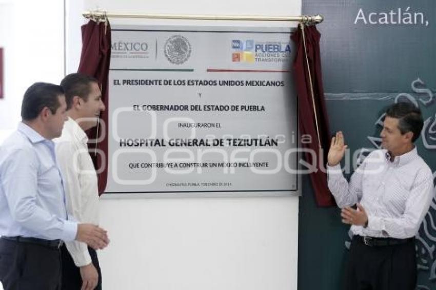 INAUGURA ENRIQUE PEÑA NIETO HOSPITAL EN ACATLÁN