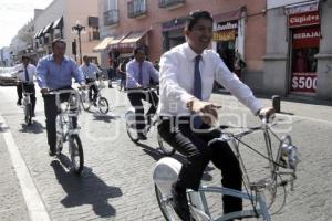 RIVERA RECORRE PUEBLA EN SMARTBIKE