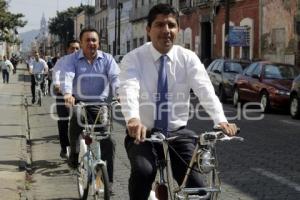 RIVERA RECORRE PUEBLA EN SMARTBIKE