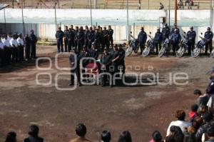 HOMENAJE PÓSTUMO A POLICÍA MUERTO EN TEXMELUCAN